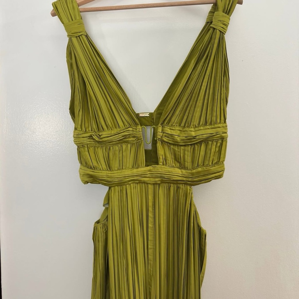 Cult Gaia Pine Green Gown